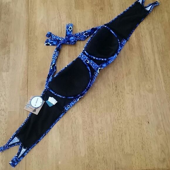 𝅺SWIM SEXY PlUS SIZE TRIBAL BANDEAU - Picture 3 of 8